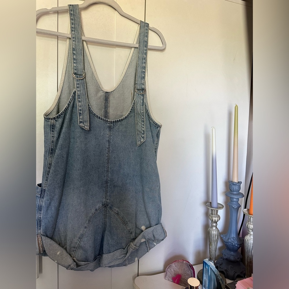 NWOT WeThe Free High Roller Shortall In Bright Eyes Sold Out On Free People - Picture 15 of 15